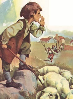 El zagal y las ovejas